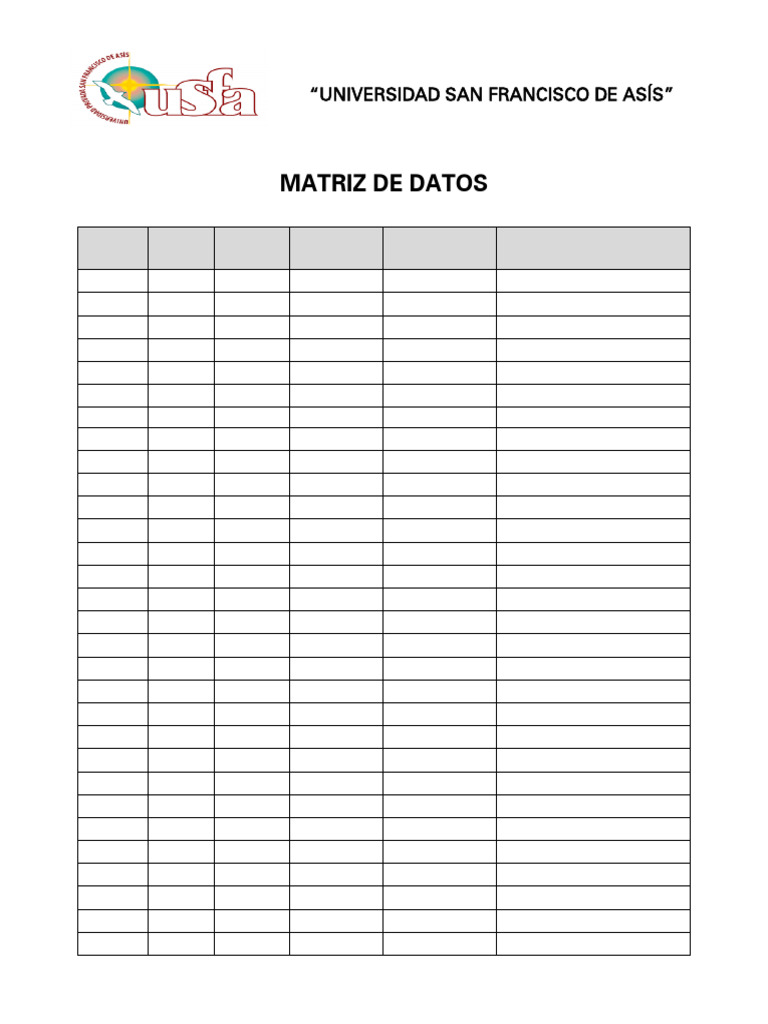 Matriz | PDF