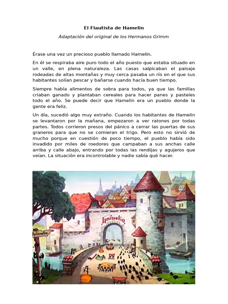 El Flautista de Hamelin | PDF