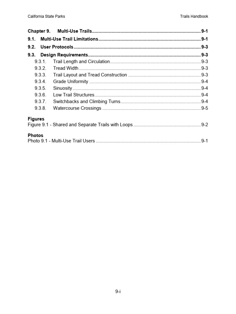 Chapter 9 Multi-Use Trails - Final.10.08.18 | PDF | Trail | Land Transport