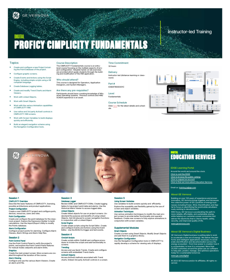 CBS-030 HMI SCADA CIMPLICITY Fundamentals | PDF