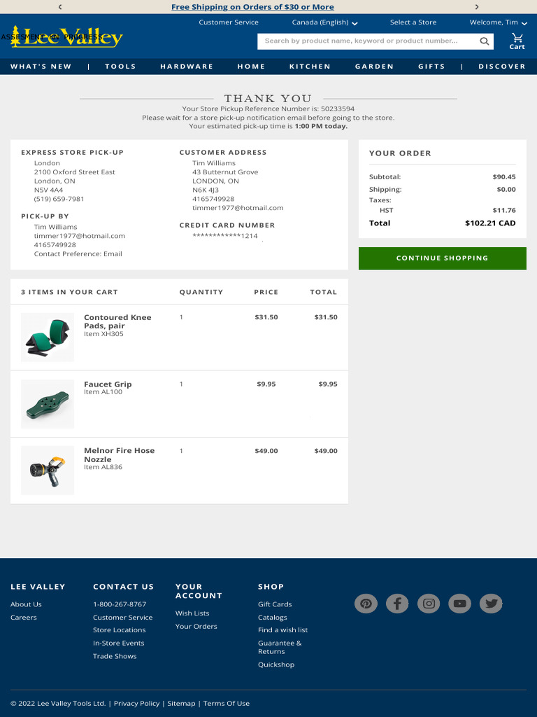 Lee Valley Tools | PDF