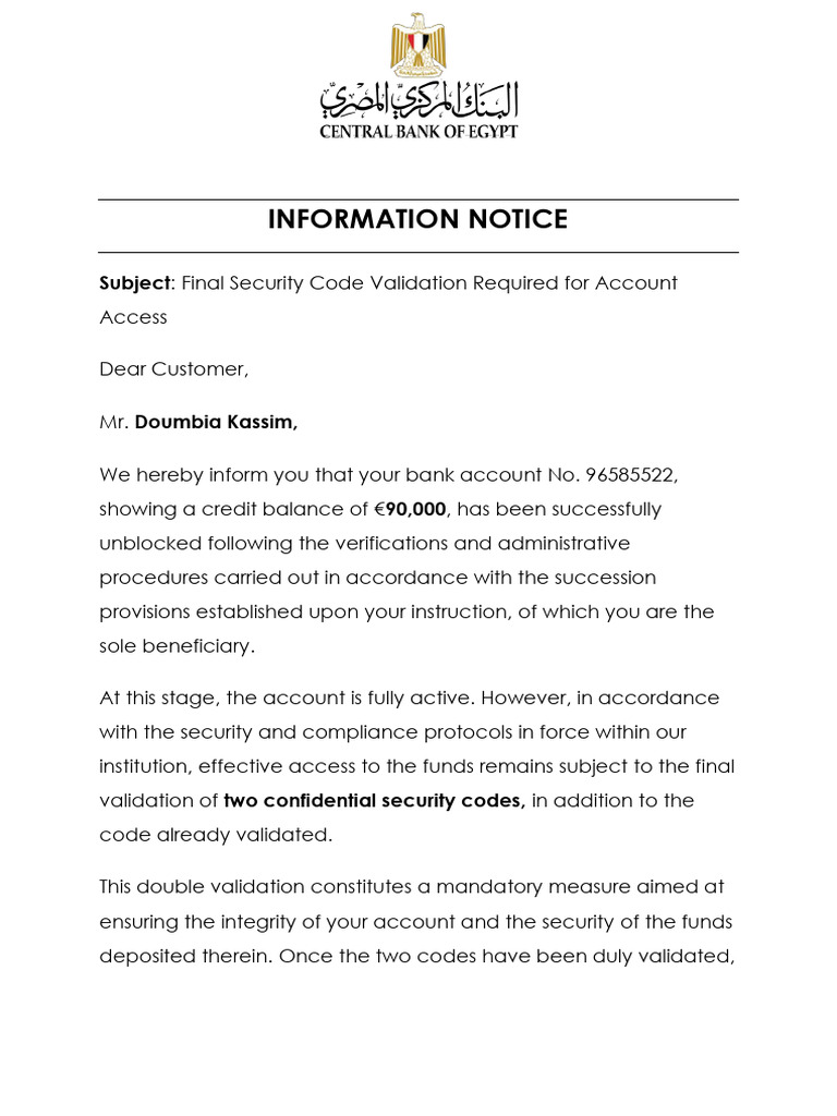 Information Notice | PDF