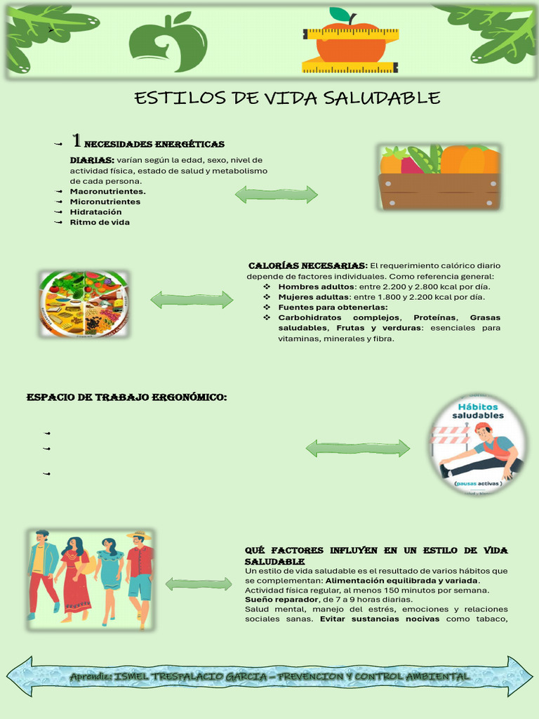 Estilos de Vida Saludable | PDF | Nutrientes | Nutrición