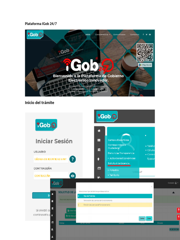 Plataforma iGob 24 | PDF