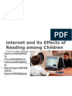 Internet and Its Effects of Reading Among Children