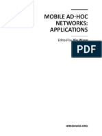 74534918 Mobile Ad Hoc Networks Applications