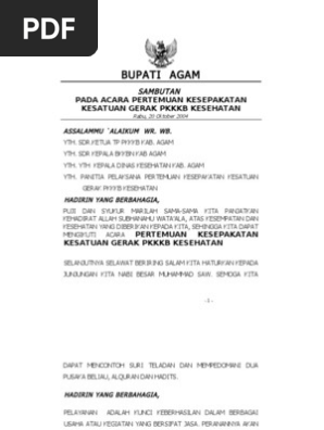 Contoh Pidato Penutupan Acara Pelatihan Pigura