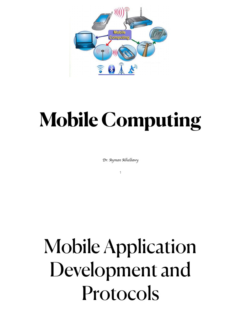 Lec3 - MobileComputing | PDF | World Wide Web | Internet & Web