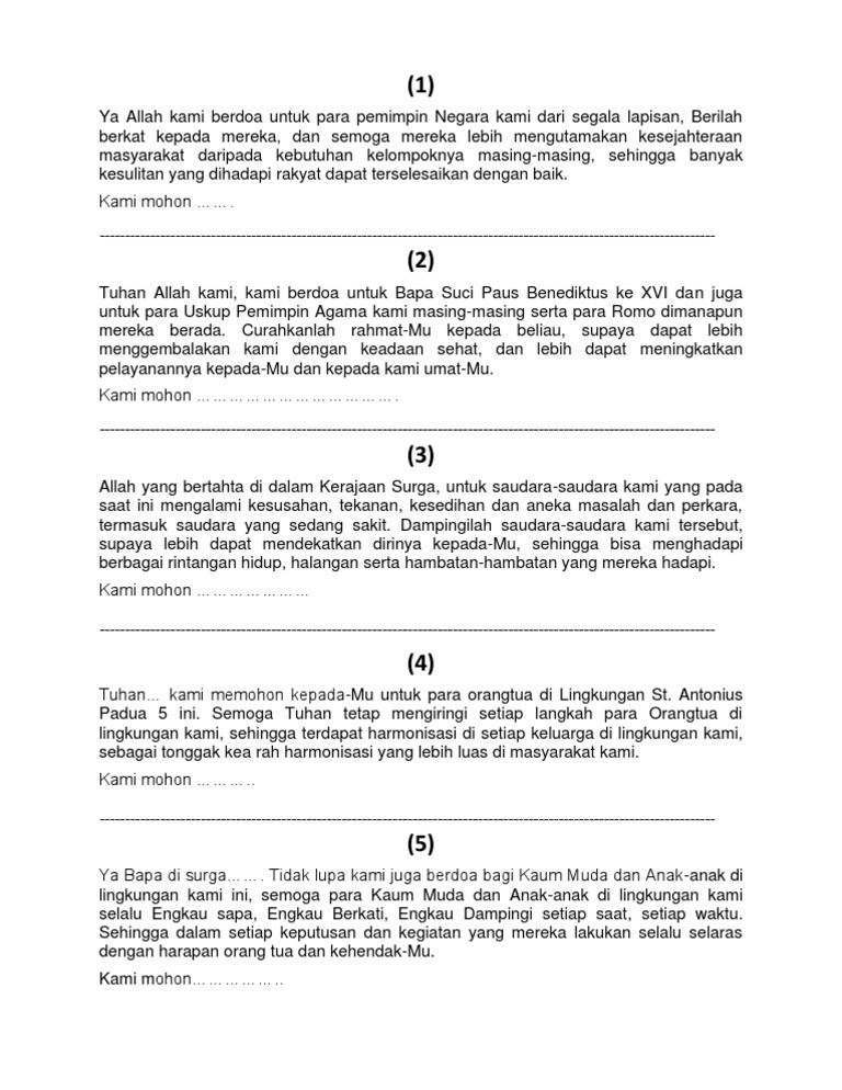 Doa Umat