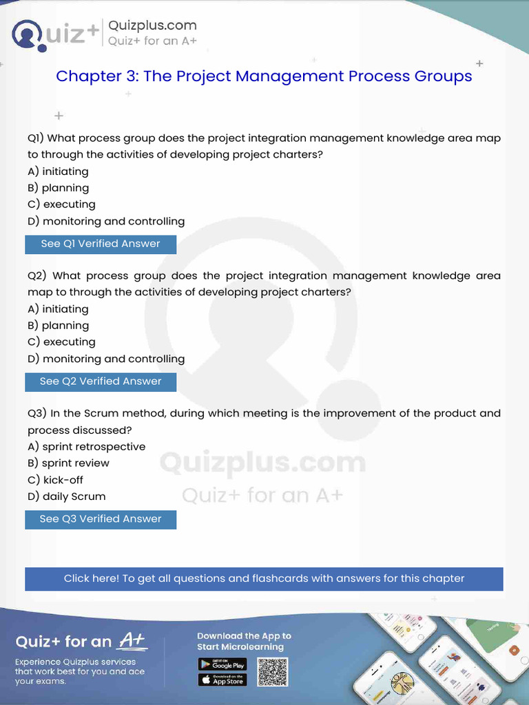 What Process Group Does The Project Integration Management Knowledge ...