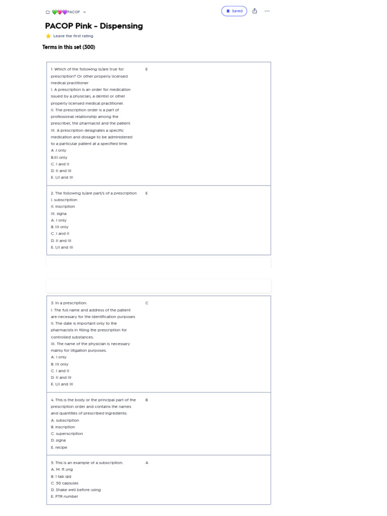 Dispensing | PDF | Medical Prescription | Allergy