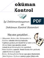 DOKÜMAN KONTROL SİSTEMLERİ