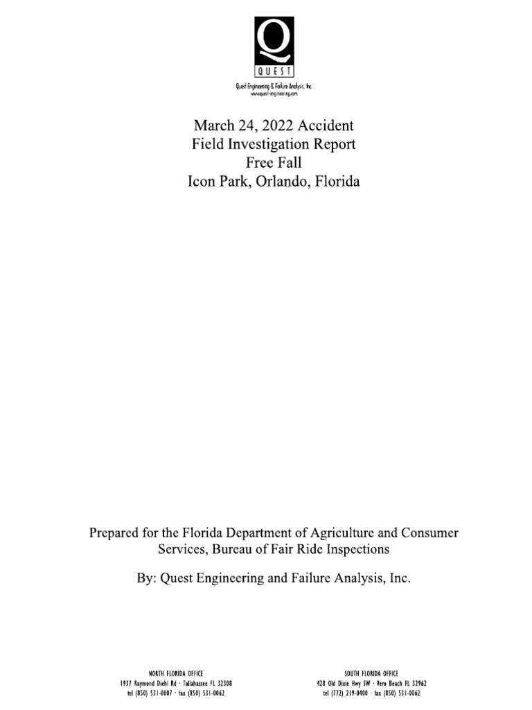 Quest Engineering and Failure Analysis Field Investigation Report ...