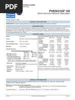Heat-Flex 750 Epoxy Coating Datasheet | PDF | Epoxy | Physical Sciences