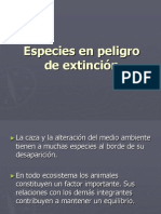 Especies en Peligro de Extinción en México