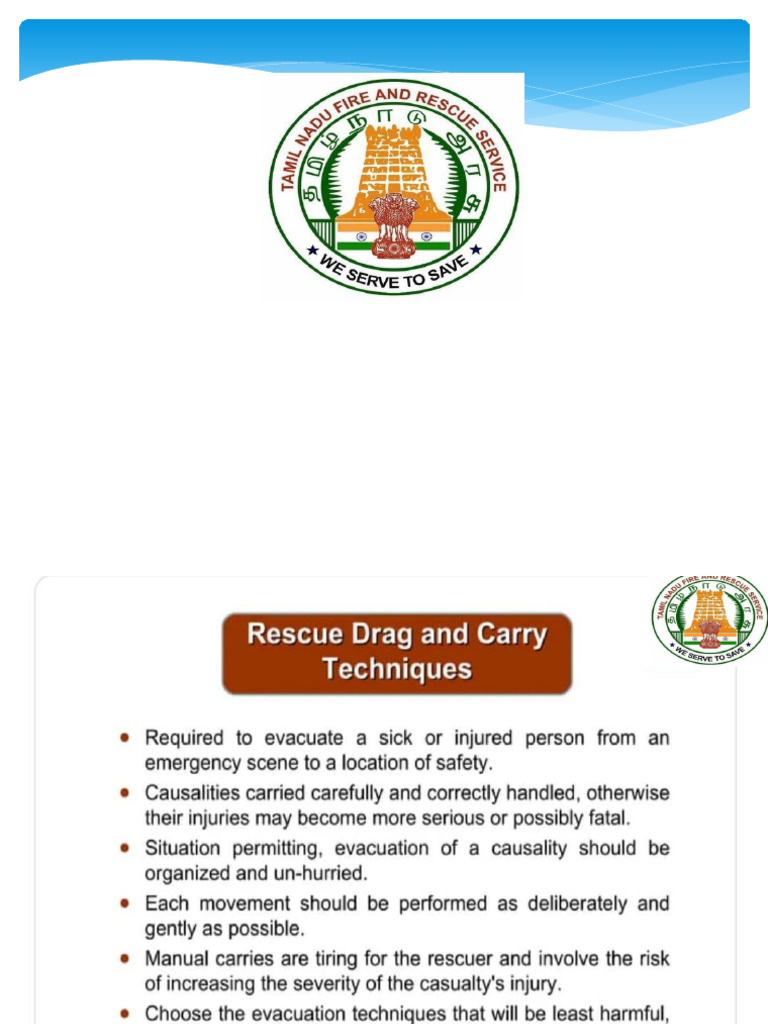 Rescue Techniques - Fire Station TVR | PDF