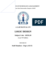 BTL Logic Design Lab Manual 10ESL38 3rd Sem 2011
