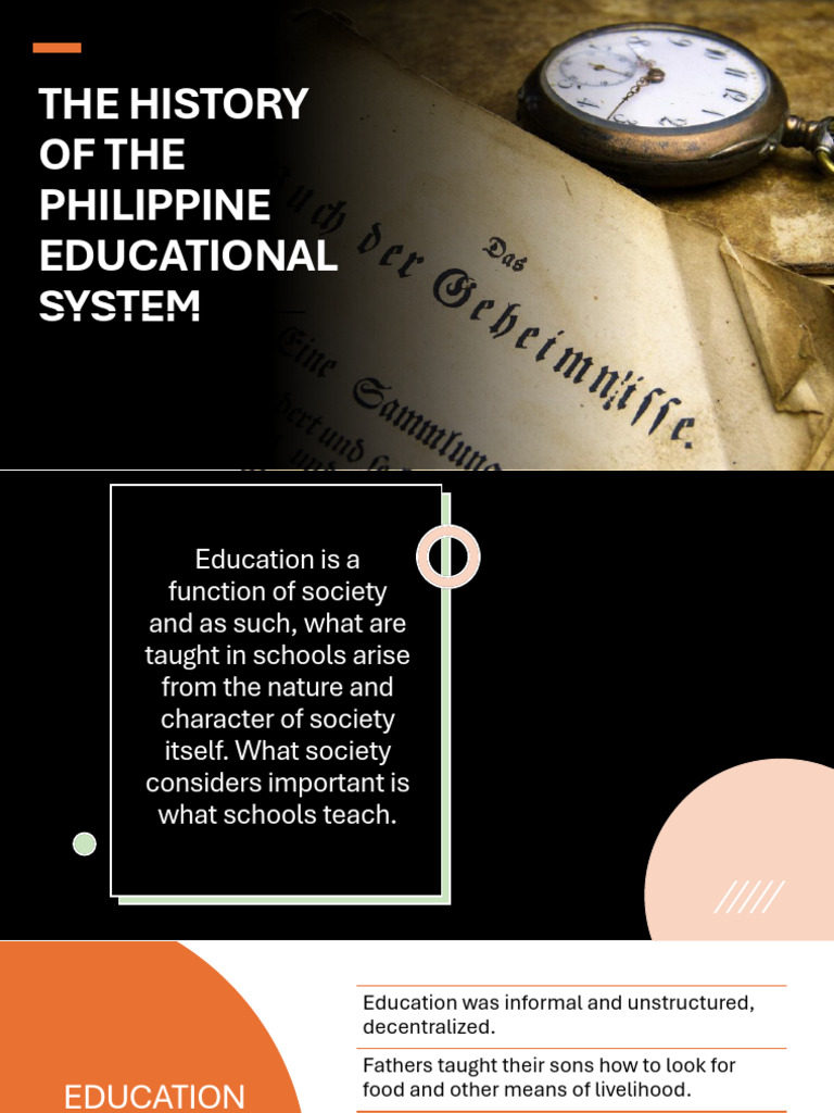 Profed Lesson2 The History of The Philippine Educational System | PDF