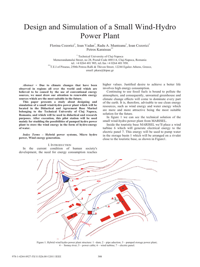 Design and Simulation of A Small Wind-Hydro Power Plant | PDF | Wind ...