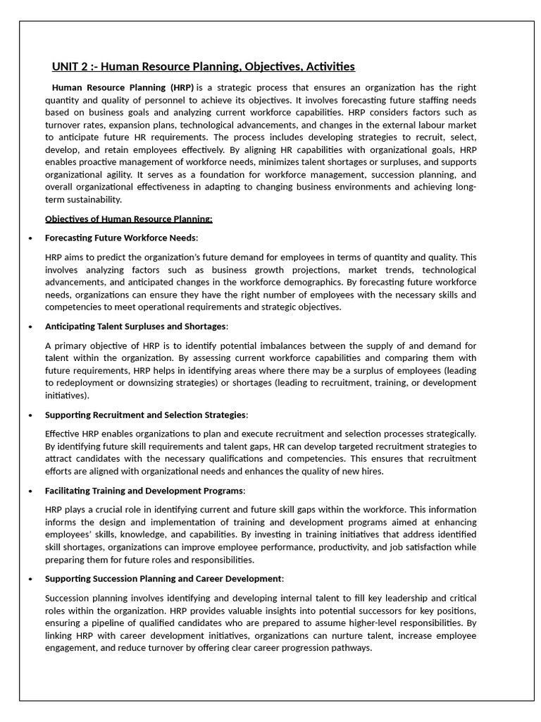 Unit 2 HR Analytics | PDF | Databases | Forecasting