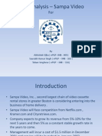 Sampa Video Case Analysis-Submission by Abhishek Ojha (ePGP-04B-003), Saurabh Singh (ePGP-04B-102) and Toban Varghese (ePGP-04B-116)