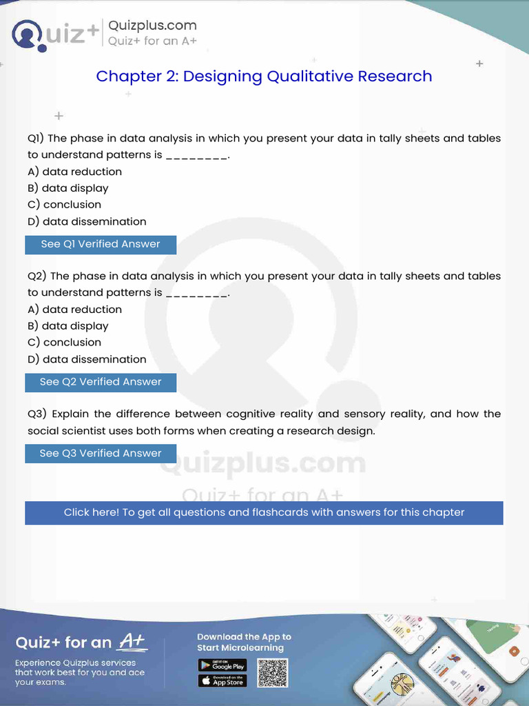 The Phase in Data Analysis in Which You Present Your Data in Tally ...
