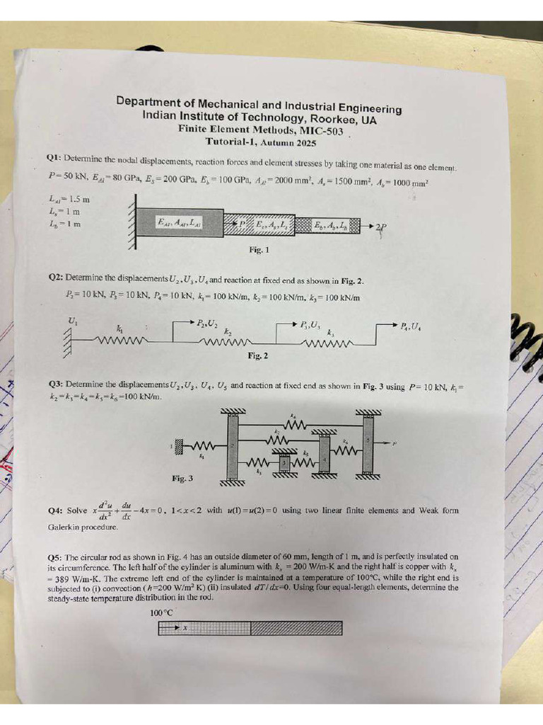 FEM Tutorial 01 | PDF