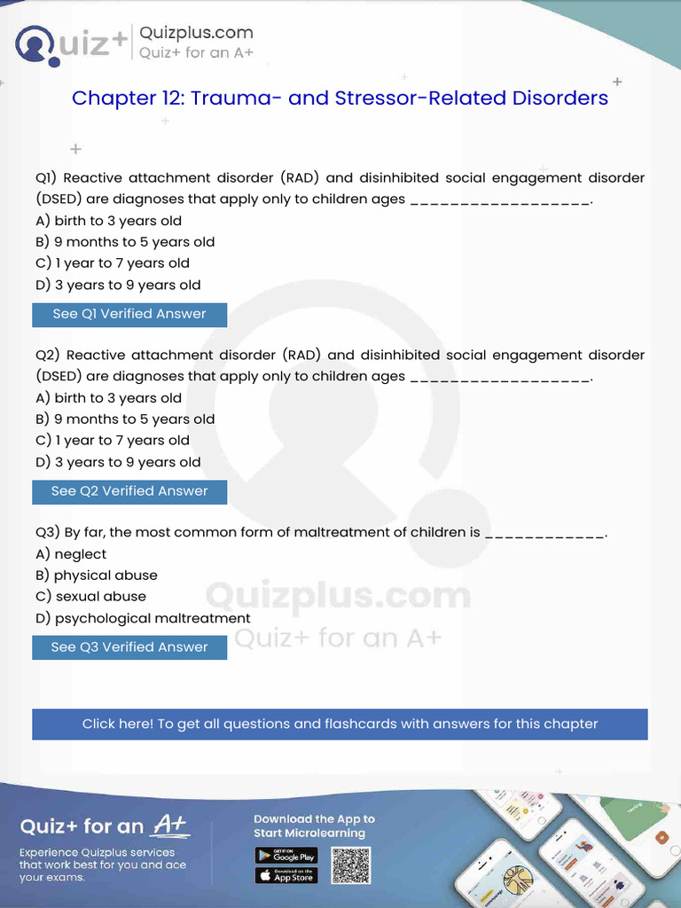 Reactive Attachment Disorder Rad and Disinhibited Social Engagement ...
