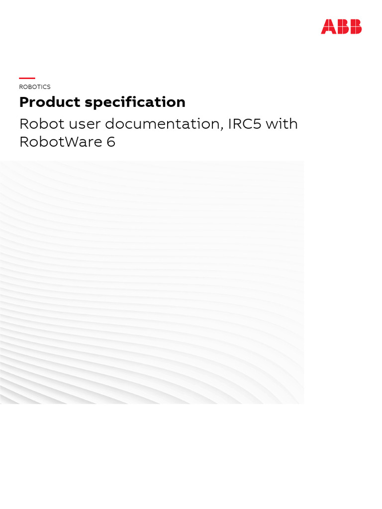 3HAC052355 PS Robot User Documentation RW 6-En | PDF | Computing