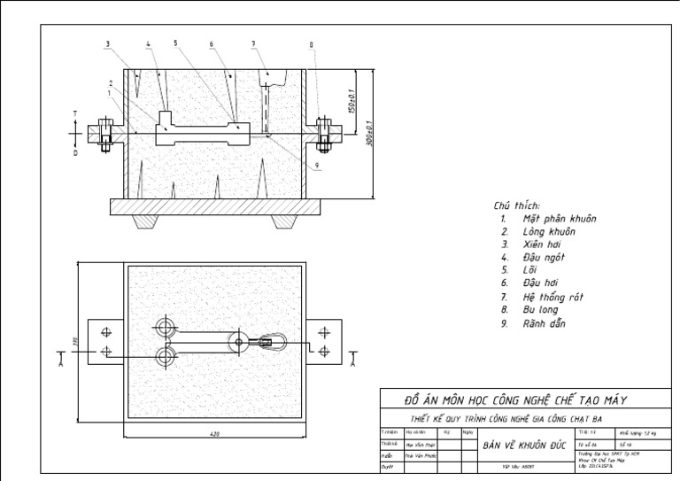 Ban Ve Khuon Duc (A3 Đen) | PDF