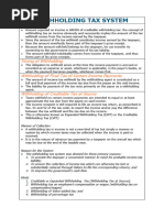 Understanding Withholding Taxes: FWT vs CWT | PDF | Income Tax | Taxes