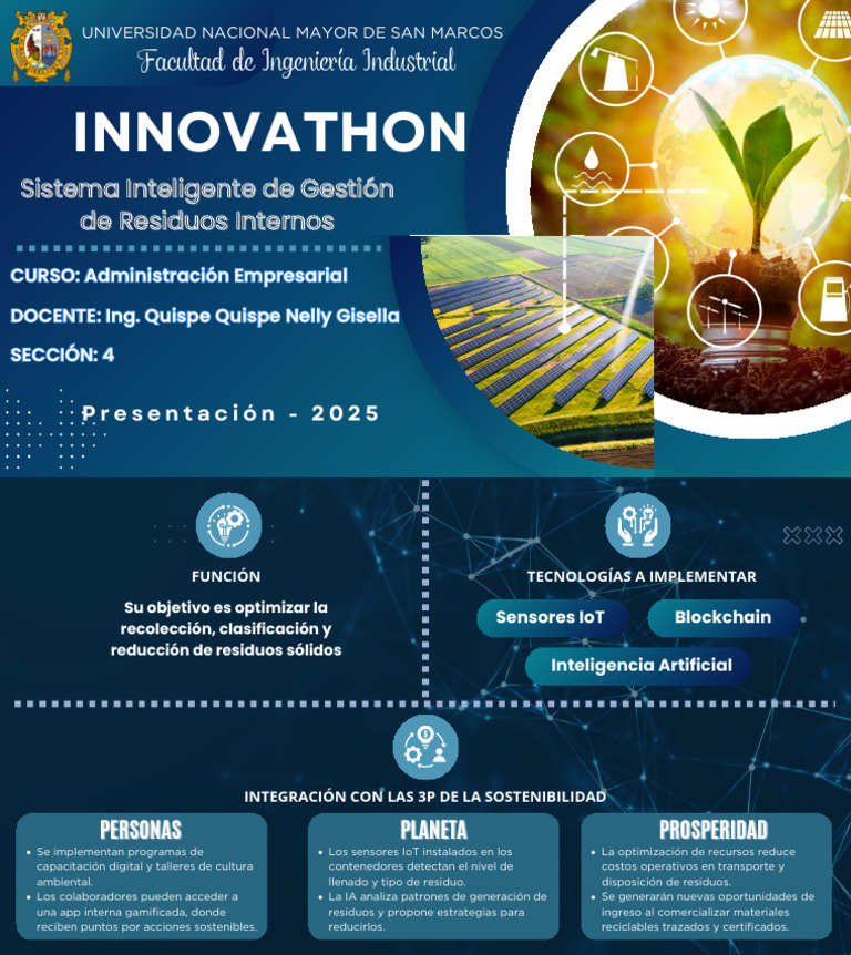 Proyecto para La Innovathon | PDF