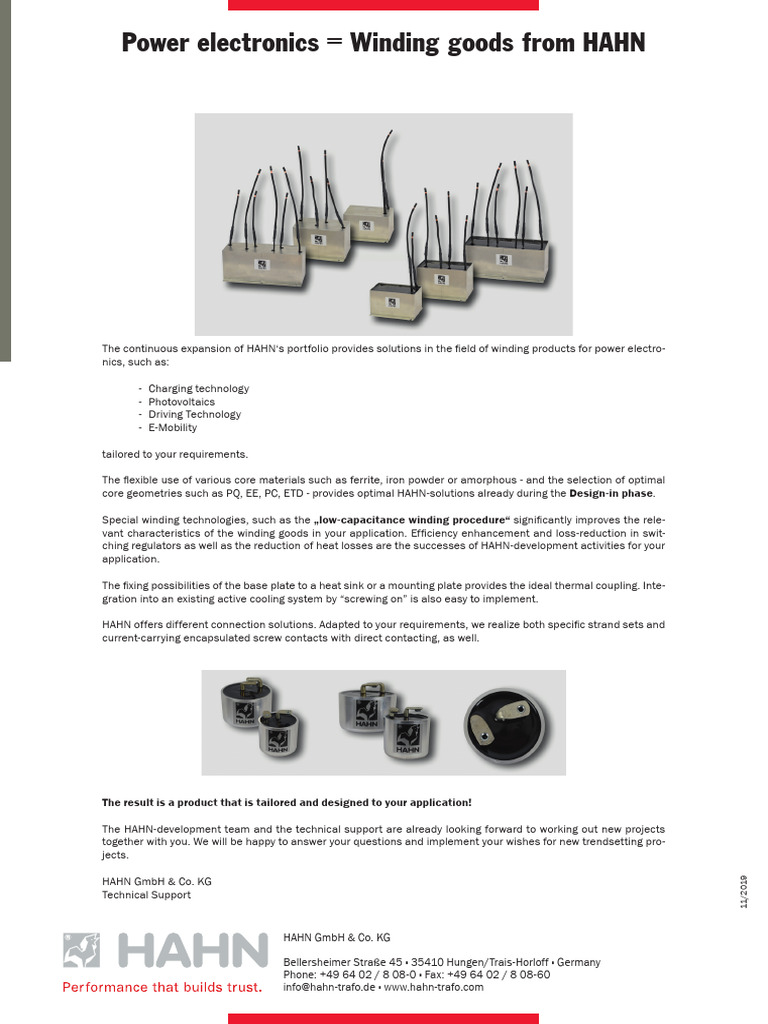 Winding Products | PDF