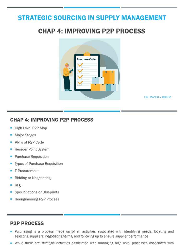 Chap 4 - P2P Process | PDF | Procurement | Business