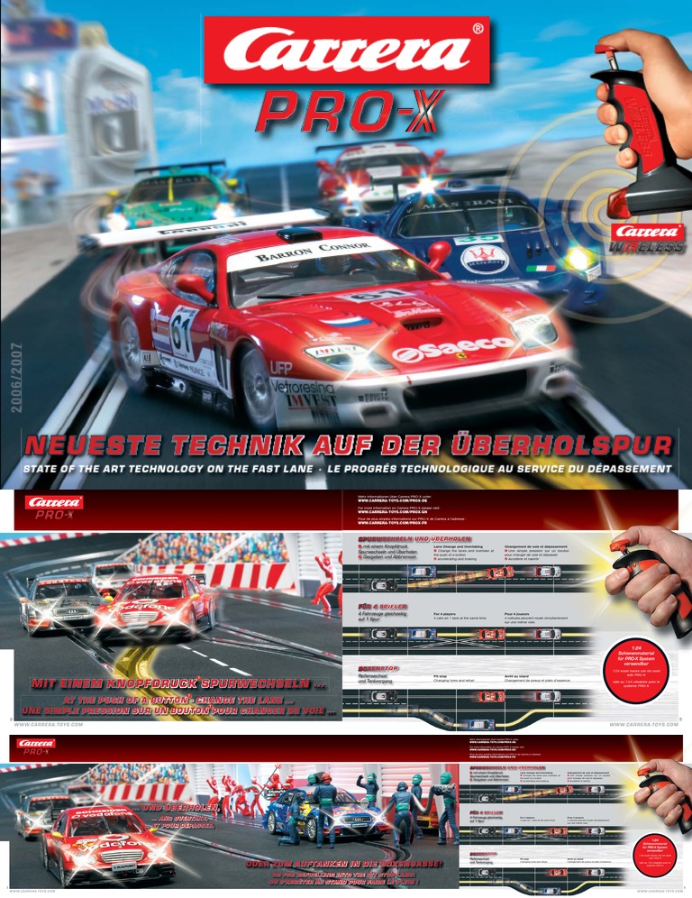 Carrera ProX Slot Cars Brochure / Catalogue 20062007 PDF