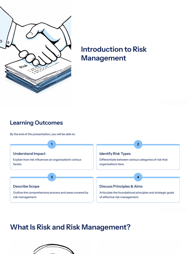 RM 1 | PDF | Risk Management | Risk