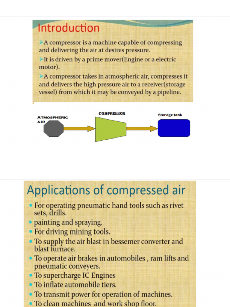 Module 3 Air Compressors | PDF