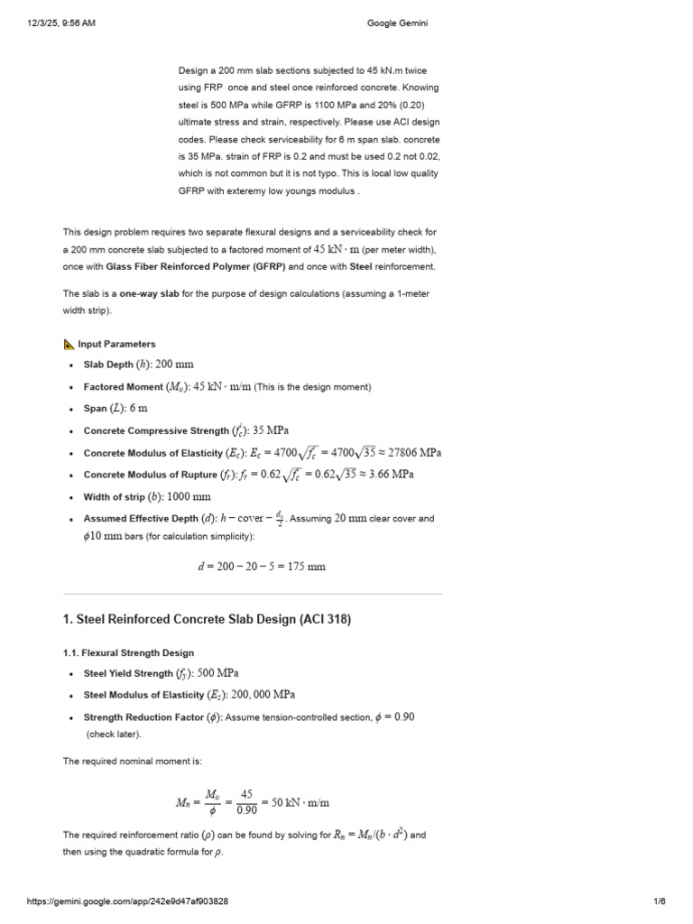 FRP Versus Steel ACI Code | PDF | Strength Of Materials | Fibre ...