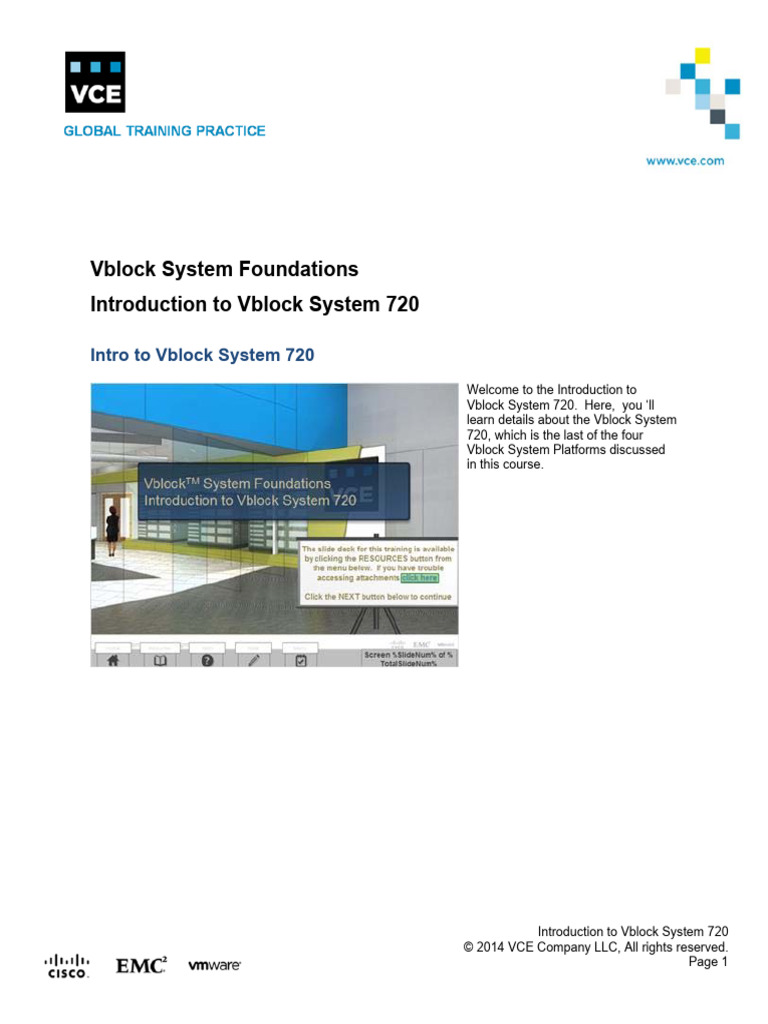 Intro Vblock System 720 | PDF | Computer Hardware | Distributed ...