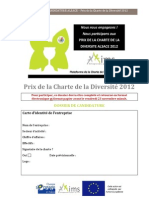 Dossier Candidature Prix Diversité 2012