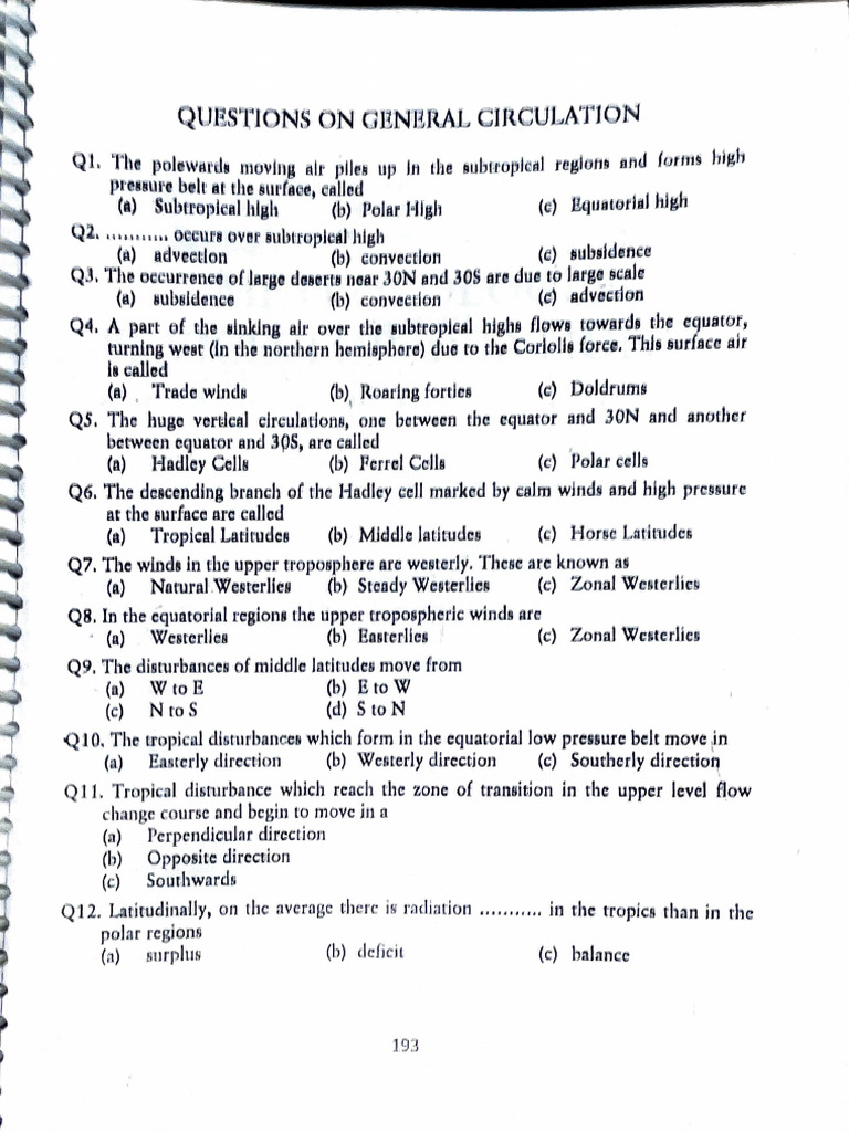 General Circulation | PDF