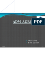 Adm Agro: Arijit Agasty IIFT K (2012-14)