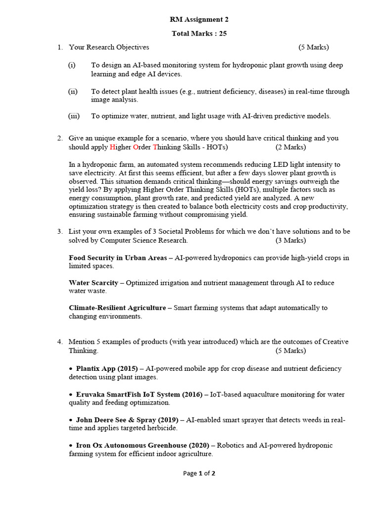 RM 1 | PDF