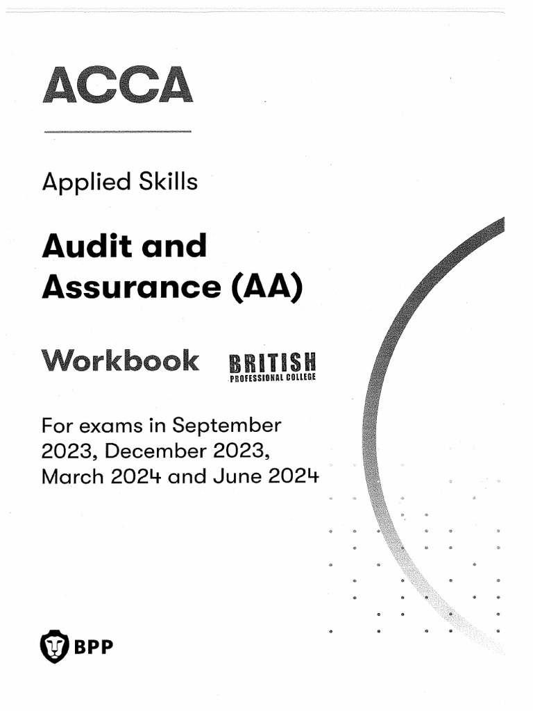 Aa Workbook | PDF