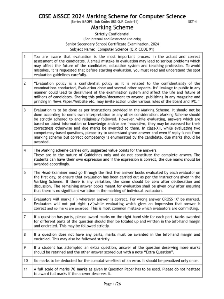 Computer Science (083) - 2024 | PDF | World Wide Web | Internet & Web