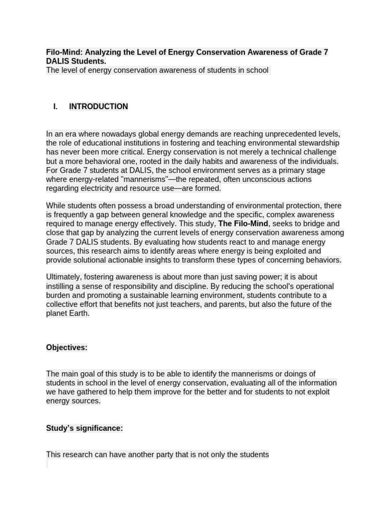 Group 3 Case Study | PDF | Energy Conservation | Sustainability