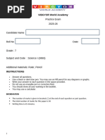 12-Page Exam Answer Booklet | PDF