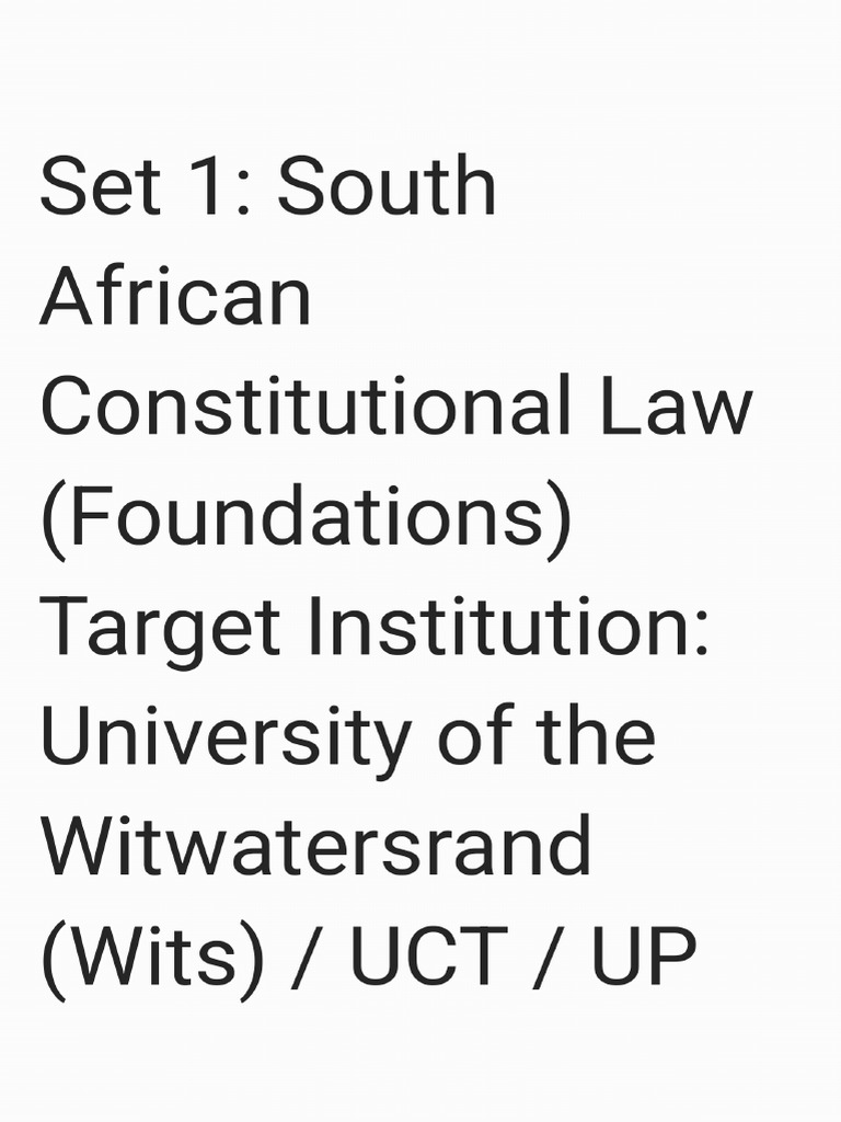 Southa Fircan Constituion Law Under Mandela 2 - 260323 - 094900 | PDF
