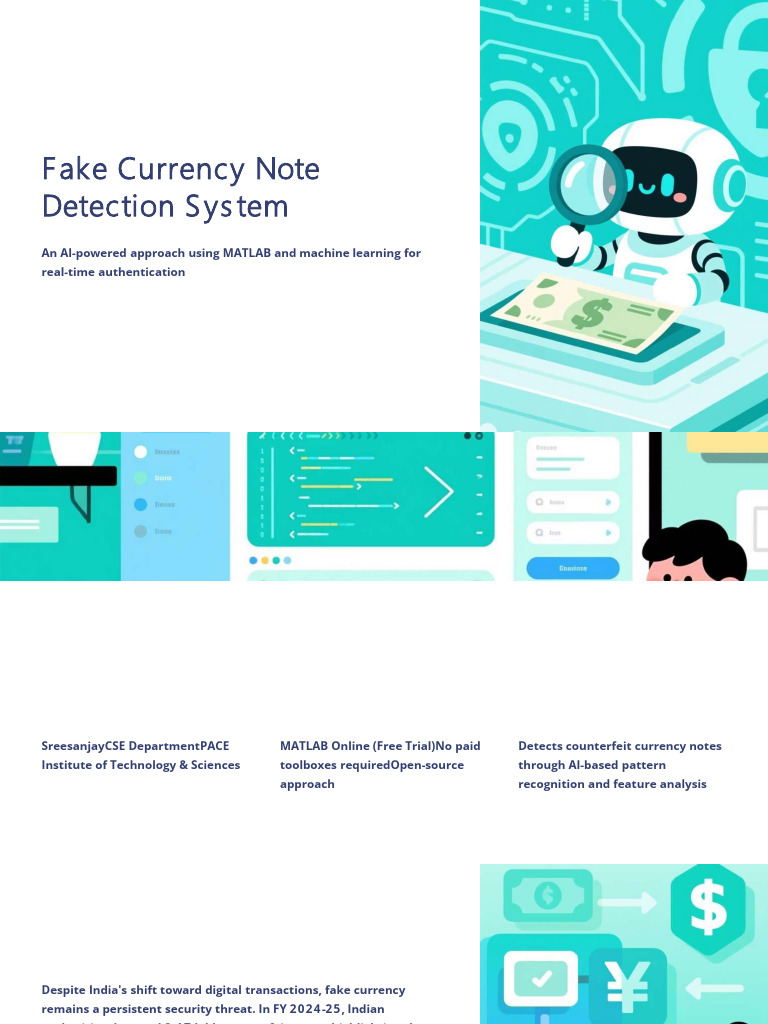 Fake Currency Note Detection System | PDF | Artificial Intelligence ...