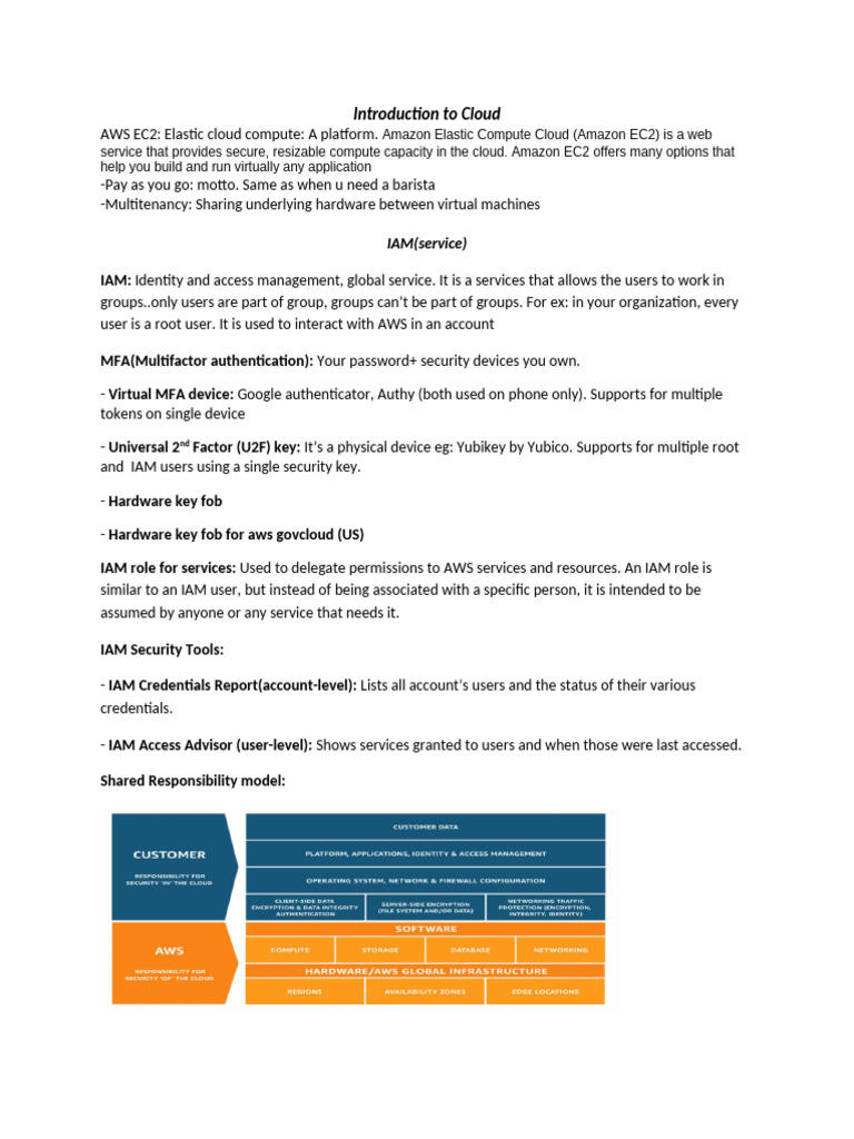 Introduction To Cloud | PDF | Amazon Web Services | Secure Shell